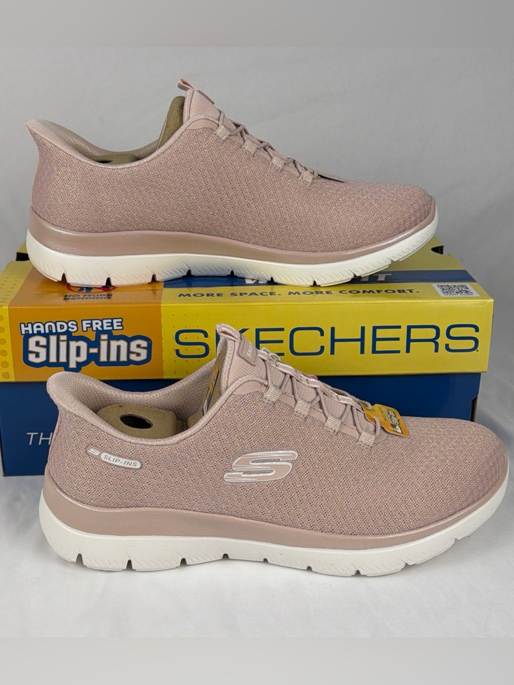 Skechers Summits Charming Glow Rose Women’s Slip-On Walking Shoes